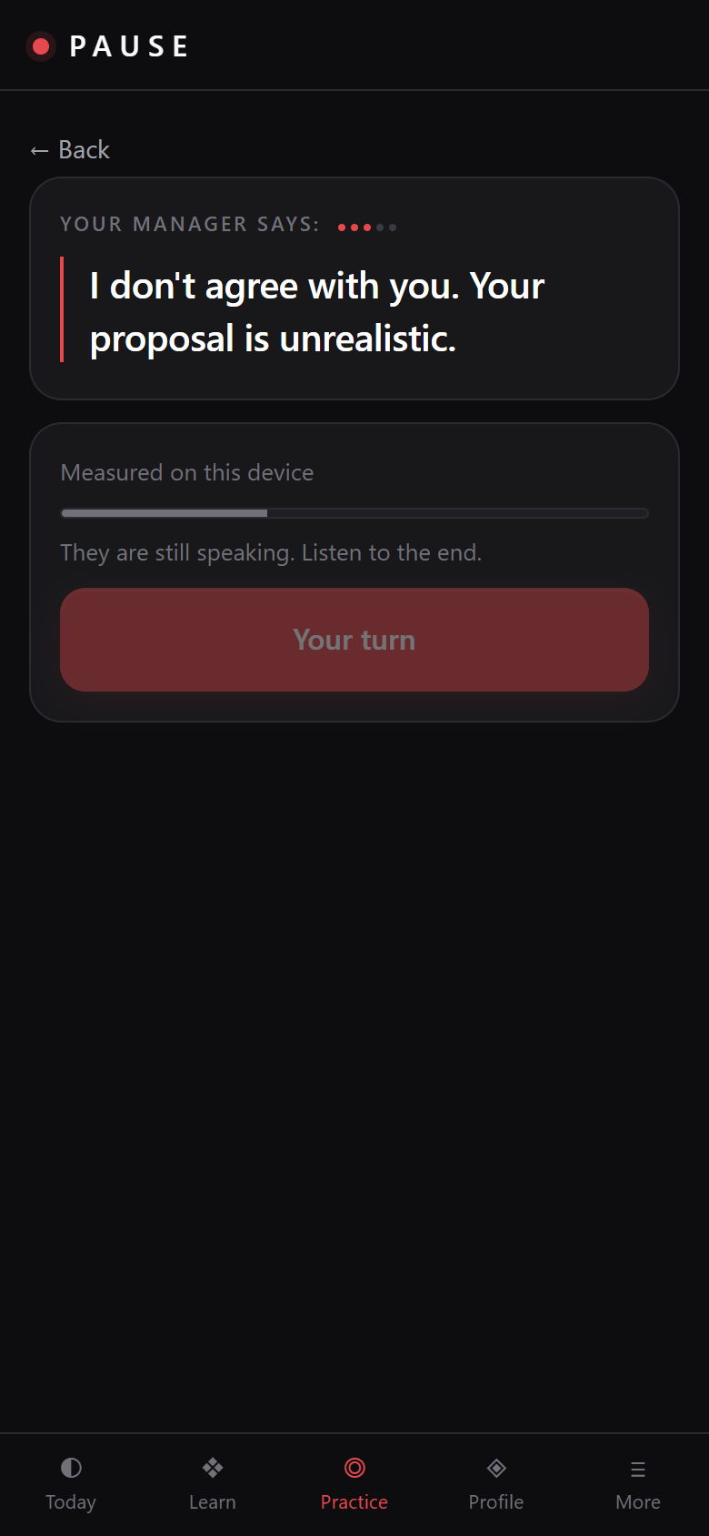 A difficult sentence
